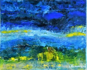 Ondes bleutées