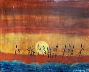 Le coucher de soleil